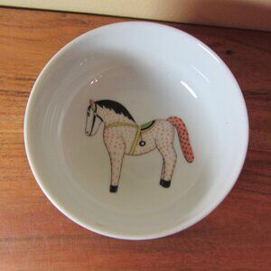 winterthur Interpretation spotted dala horse bowl 12 oz by Andrea Sadek (w3482)